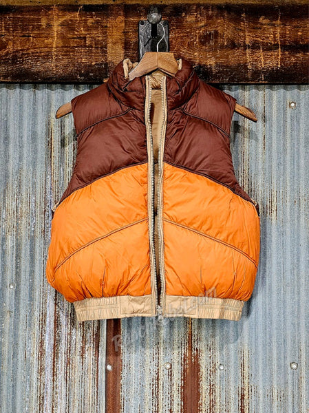 Reversible Cropped Puffer Vest #5788