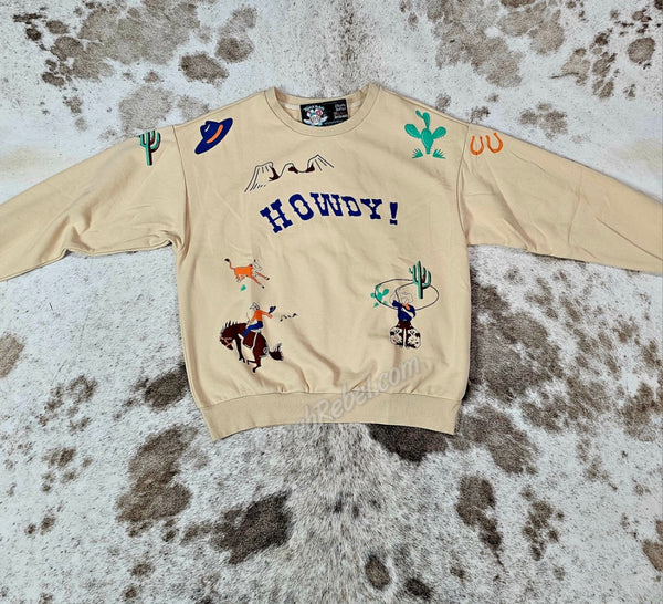 Howdy Cowboy Sweatshirt #5804