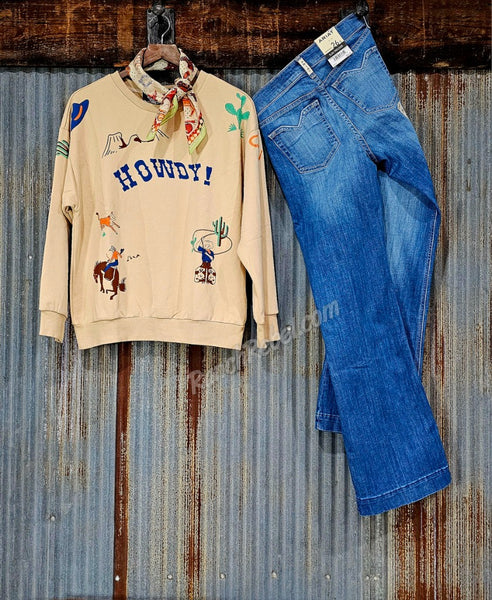 Howdy Cowboy Sweatshirt #5804