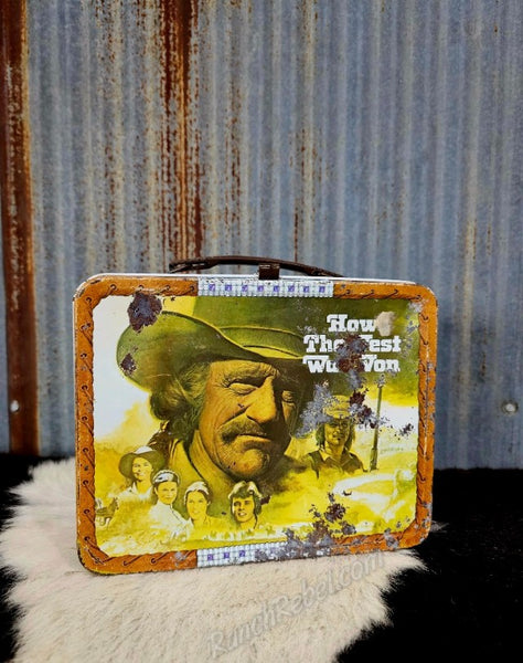 Vintage How The West Was Won Lunchbox & Thermos #5882