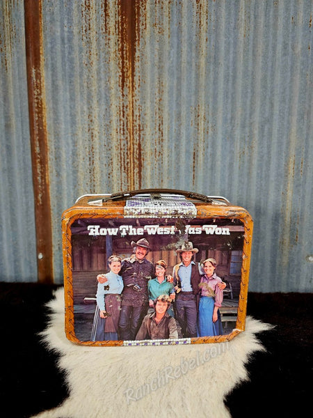 Vintage How The West Was Won Lunchbox & Thermos #5882