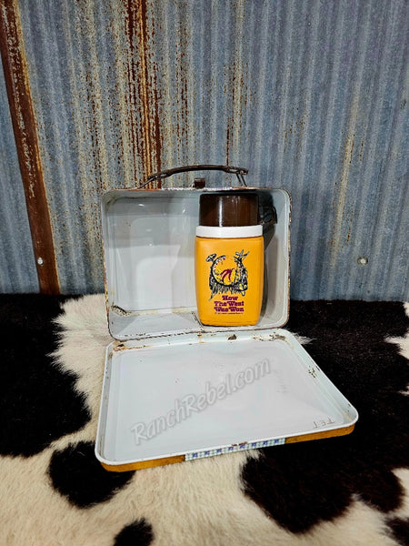 Vintage How The West Was Won Lunchbox & Thermos #5882