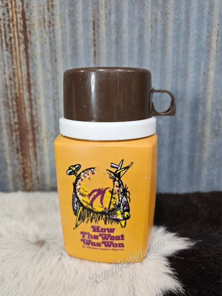 Vintage How The West Was Won Lunchbox & Thermos #5882