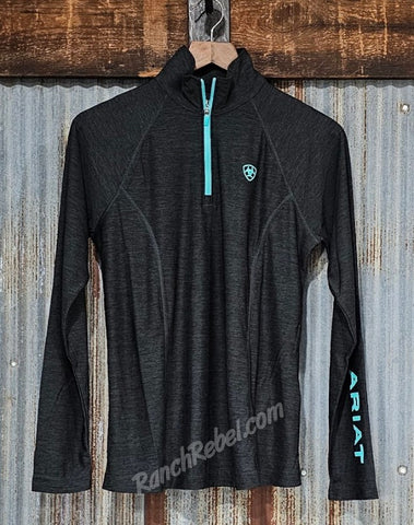 Ariat Laguna 1/4 Zip in Black #5889