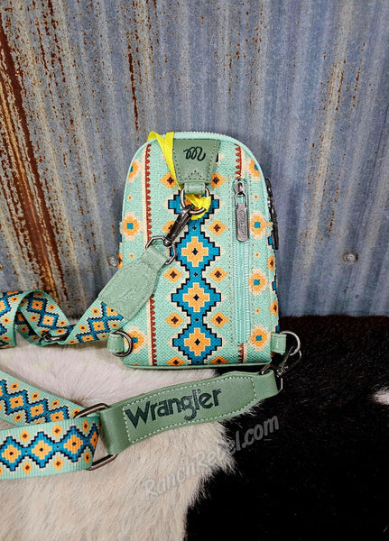 Wrangler Small Sling Bag in Mint #5892