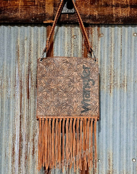 Wrangler Tooled Fringe Bag #5894