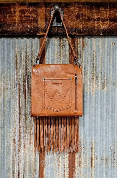 Wrangler Tooled Fringe Bag #5894