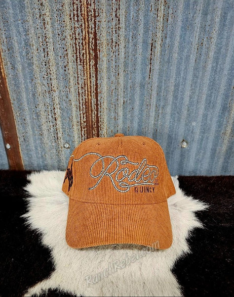 Rodeo Quincy Est. Cap in Sorrel Corduroy #5904