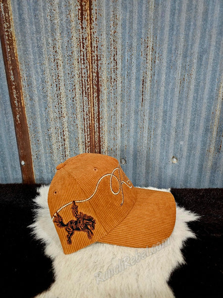 Rodeo Quincy Est. Cap in Sorrel Corduroy #5904