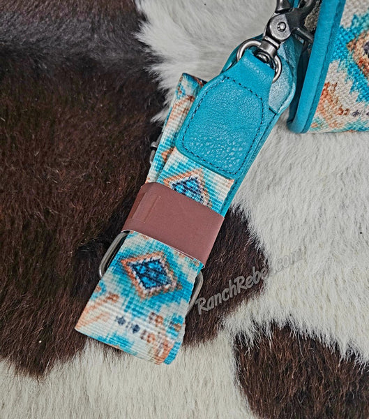 Wrangler Turquoise Aztec Purse #5906