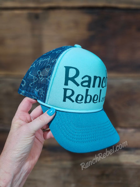 Ranch Rebel Turquoise Brand Cap #5925