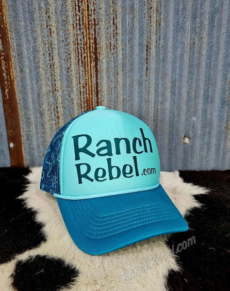 Ranch Rebel Turquoise Brand Cap #5925