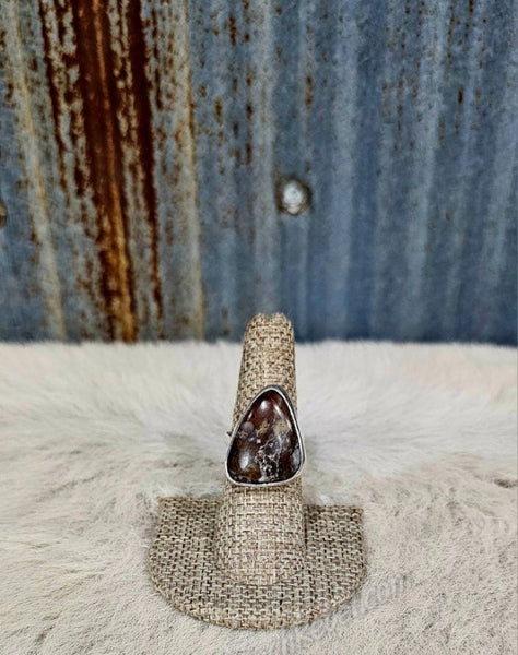 Triangular Wild Horse Adjustable Ring #5934