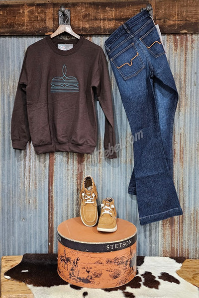 Boot Stitch Sweatshirt #5974