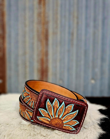Sunflower Belt & Buckle Set #6155