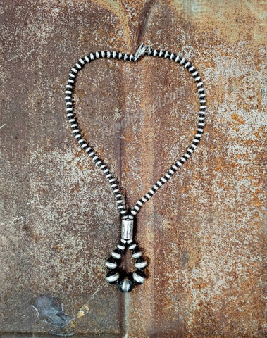 Sterling Pearl Lasso Toggle Clasp Necklace #6074