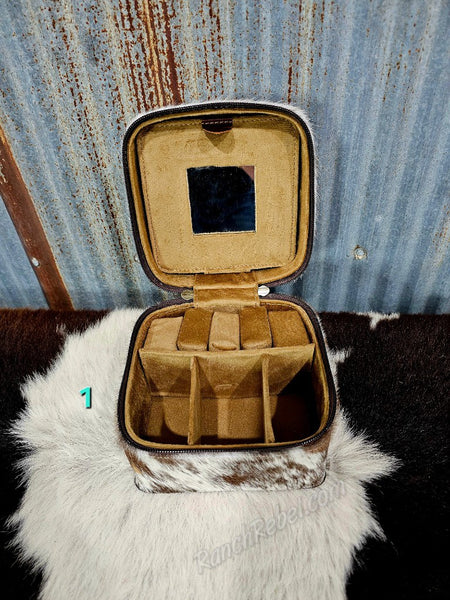 Cowhide Jewelry Box #6085