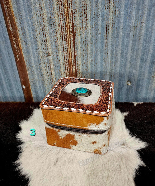 Cowhide Jewelry Box #6085