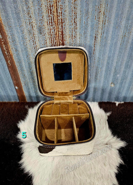 Cowhide Jewelry Box #6085