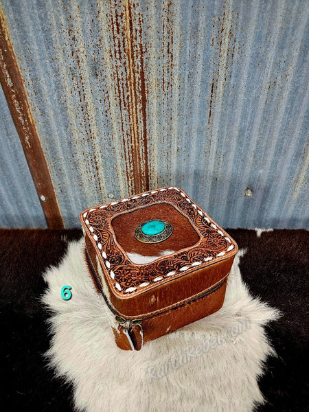 Cowhide Jewelry Box #6085