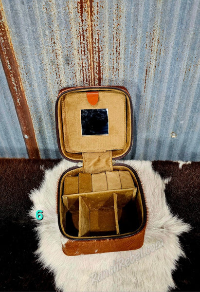 Cowhide Jewelry Box #6085
