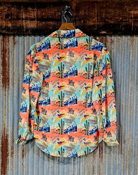 Cowgirl Club Button Up Shirt #6095