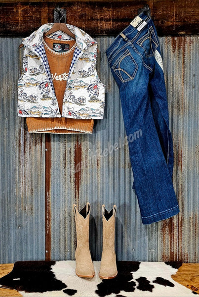 Western Sweater Pullover #6086