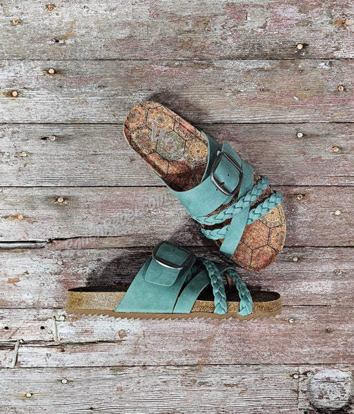 Nora 3 Sandal in Turquoise #6101