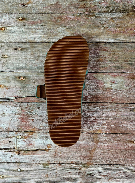 Nora 3 Sandal in Turquoise #6101