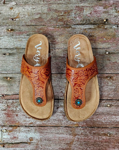 Danni Sandal in Rust #6087