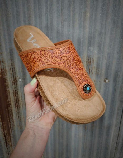 Danni Sandal in Rust #6087