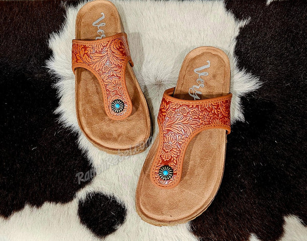 Danni Sandal in Rust #6087