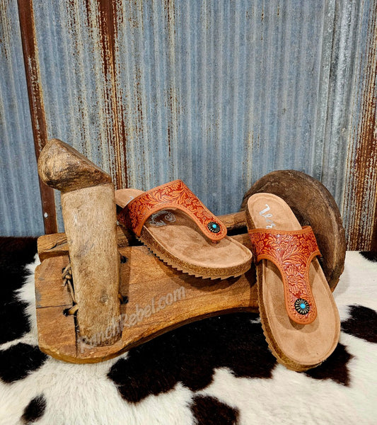 Danni Sandal in Rust #6087