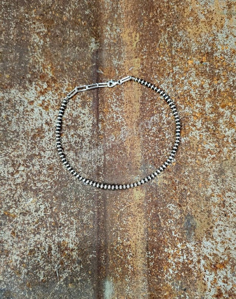 Sterling Pearl Ankle Bracelet #6096
