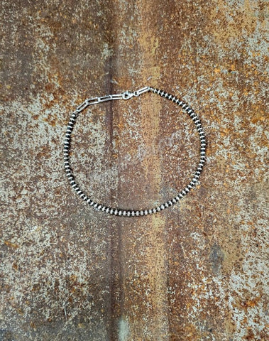 Sterling Pearl Ankle Bracelet #6096