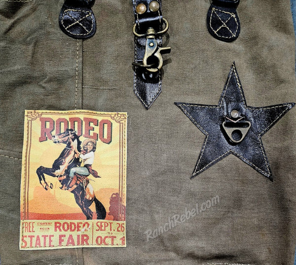 Rodeo Canvas Tote #6089