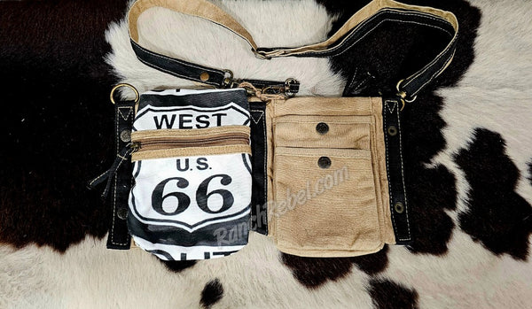 Route 66 Convertible Canvas Bag #6092