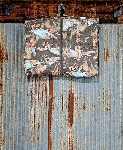 Quilted Charcoal Cowboy Garment Bag #6108