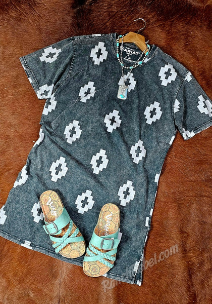 Ariat Isela Southwest Tee Shirt Dress #6131