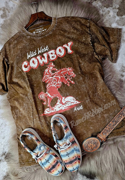 Ariat Wild West Cowboy Oversized Tee #6134