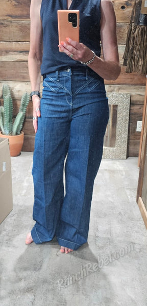 Ariat Ultra High Rise Westie Yoke Wide Leg Jean #6154