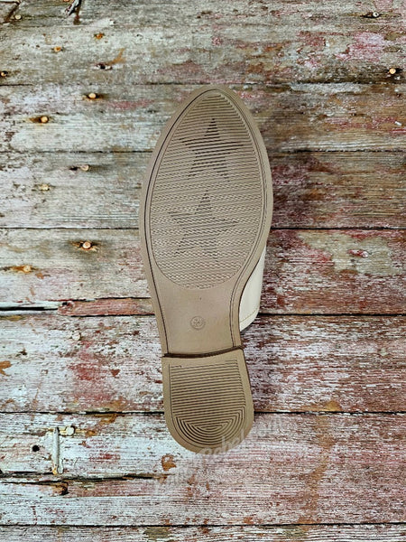 Avery Bootstitch Mule in Cream #6184
