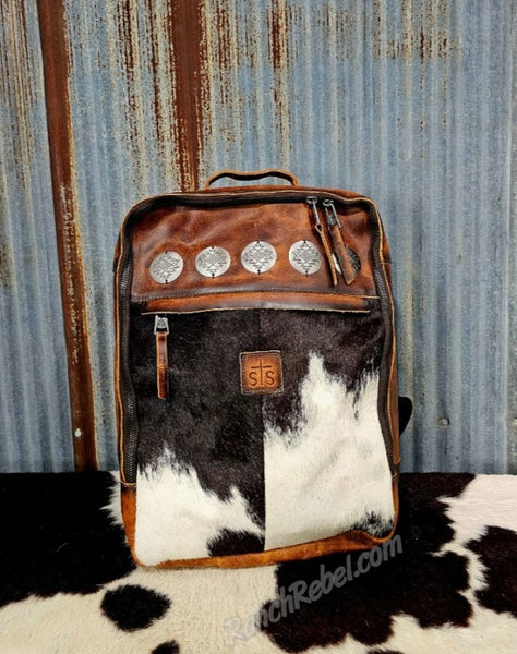 STS Vaquero Concho Cowhide Lennon Backpack #6187-1