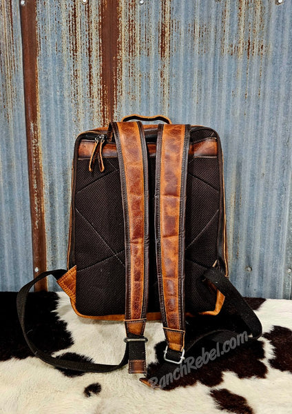 STS Vaquero Concho Cowhide Lennon Backpack #6187-1