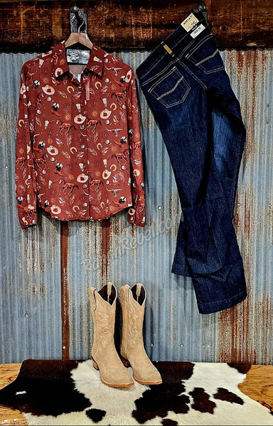 Prairie Cowgirl Top #6193