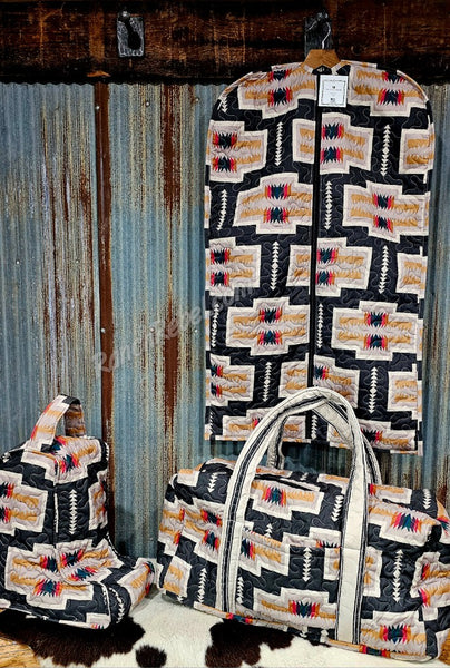 Quilted Boot Bag in Pecos Black #6207