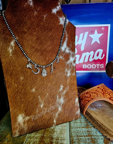 Cowboy Charm Necklace #6223