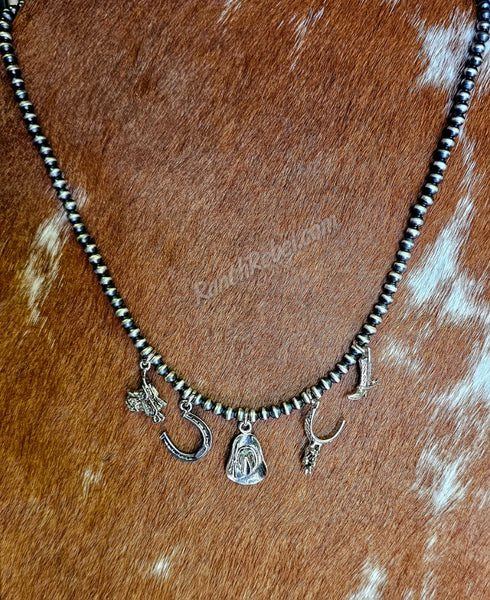 Cowboy Charm Necklace #6223