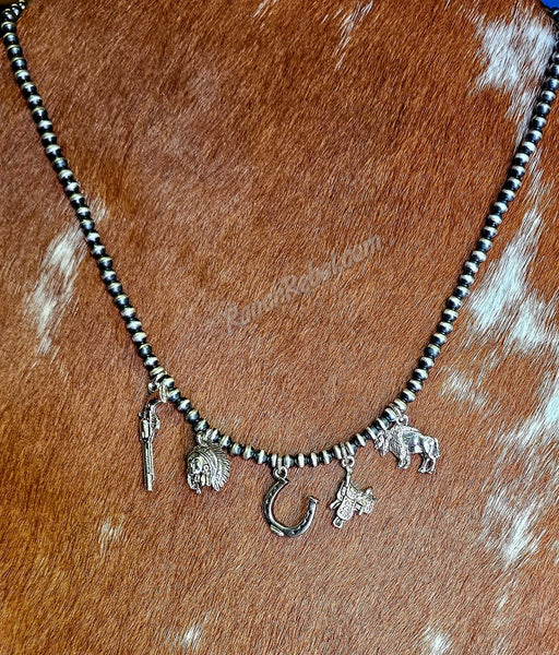 Old West Charm Necklace #6224