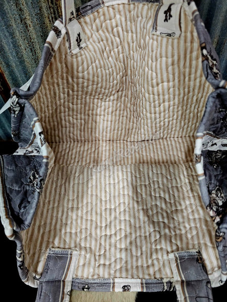 Quilted Marshall Western Cowboy Tote #6241